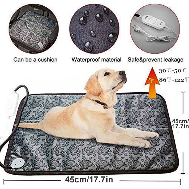 Benepaw Pet Heating Pad | Adjustable, Waterproof, Safe