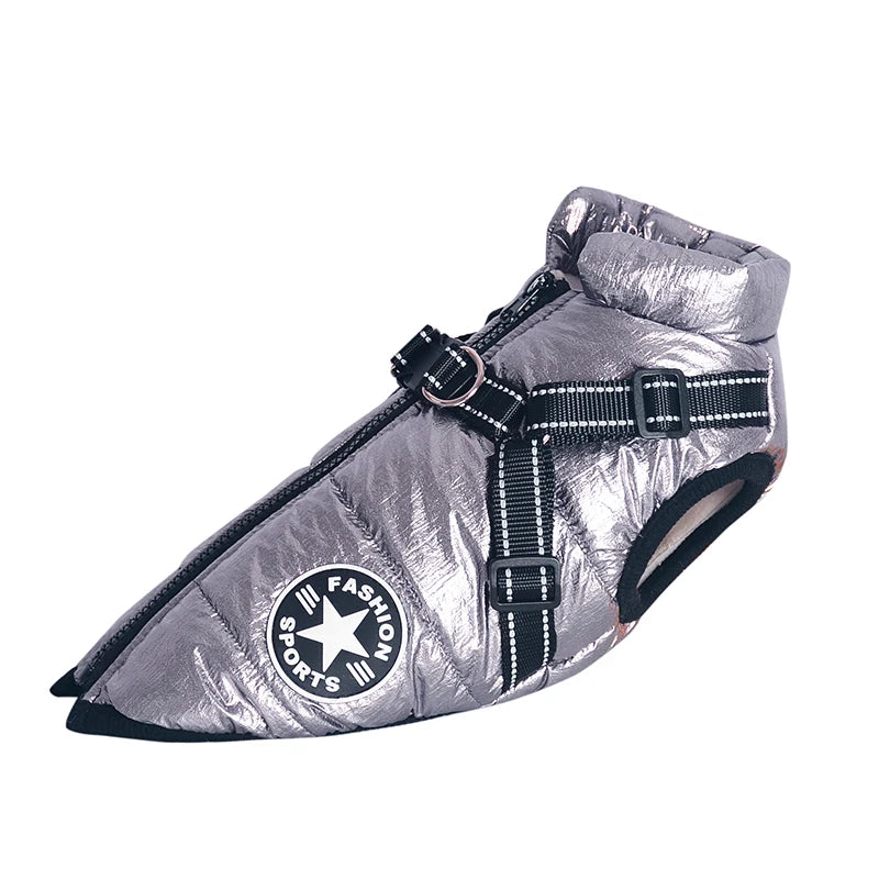 Winter Dog Coat - Waterproof, Warm, with Harness for All Sizes