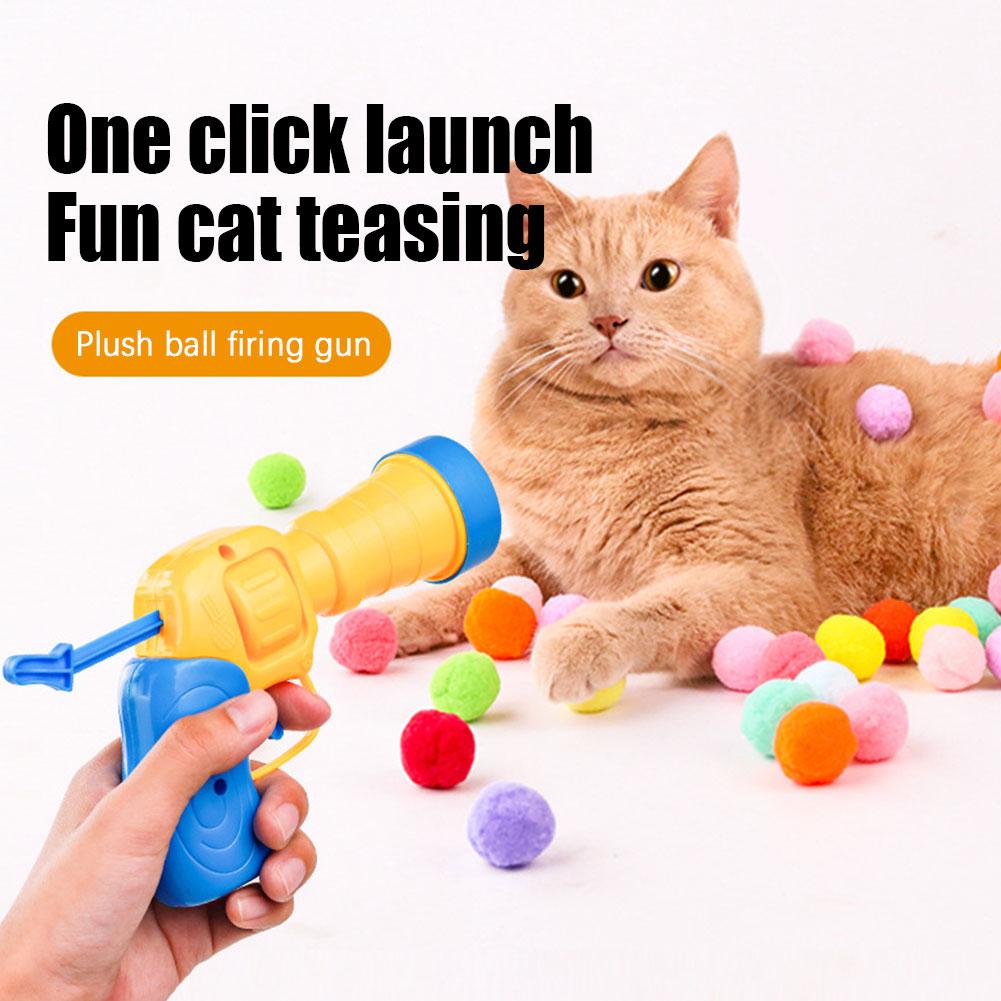 Cat Toys Interactive Ball Launcher | Silent & Engaging Fun