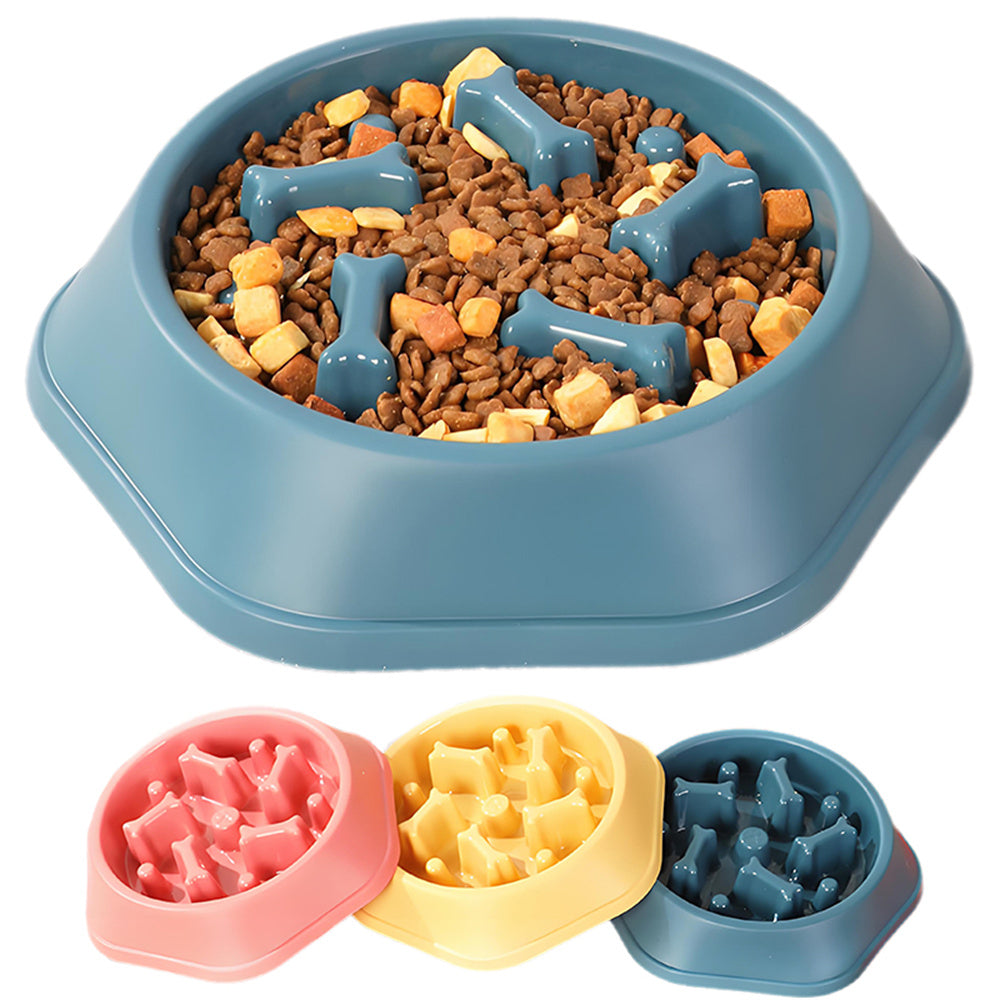Slow Feeder Dog Bowl | Anti-Choking, Anti-Slip, Puzzle Design