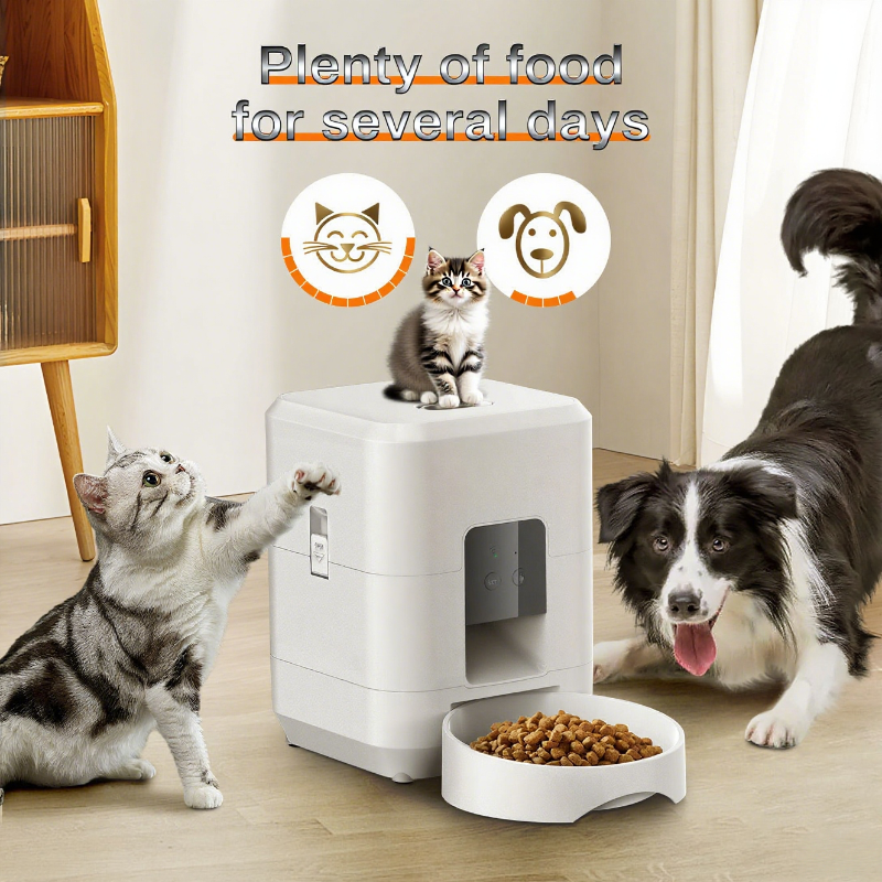 WiFi Smart Pet Feeder 2L | App-Controlled Auto Cat & Dog Dispenser