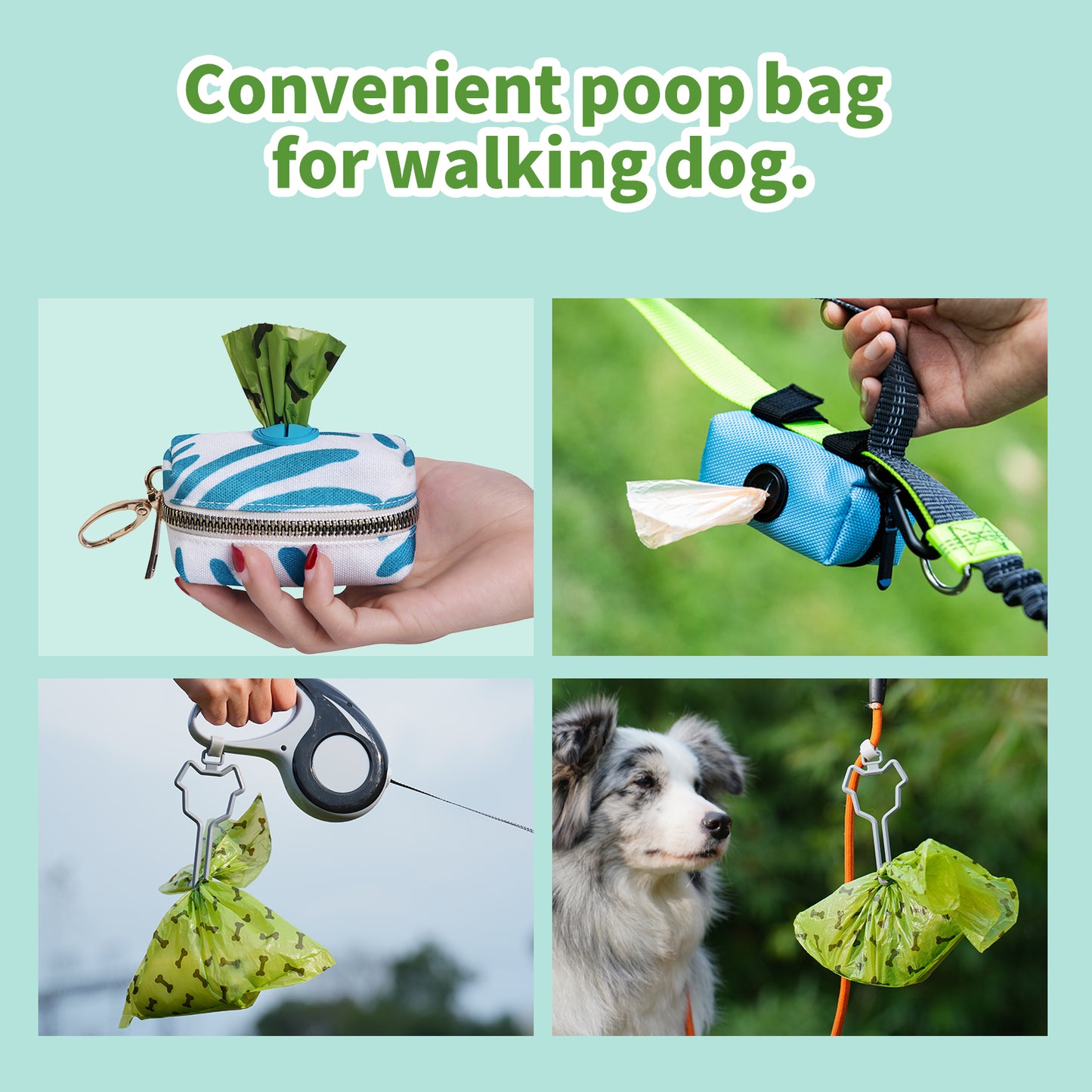 Biodegradable Dog Poo Bags 540ct - Leak-Proof & Scented