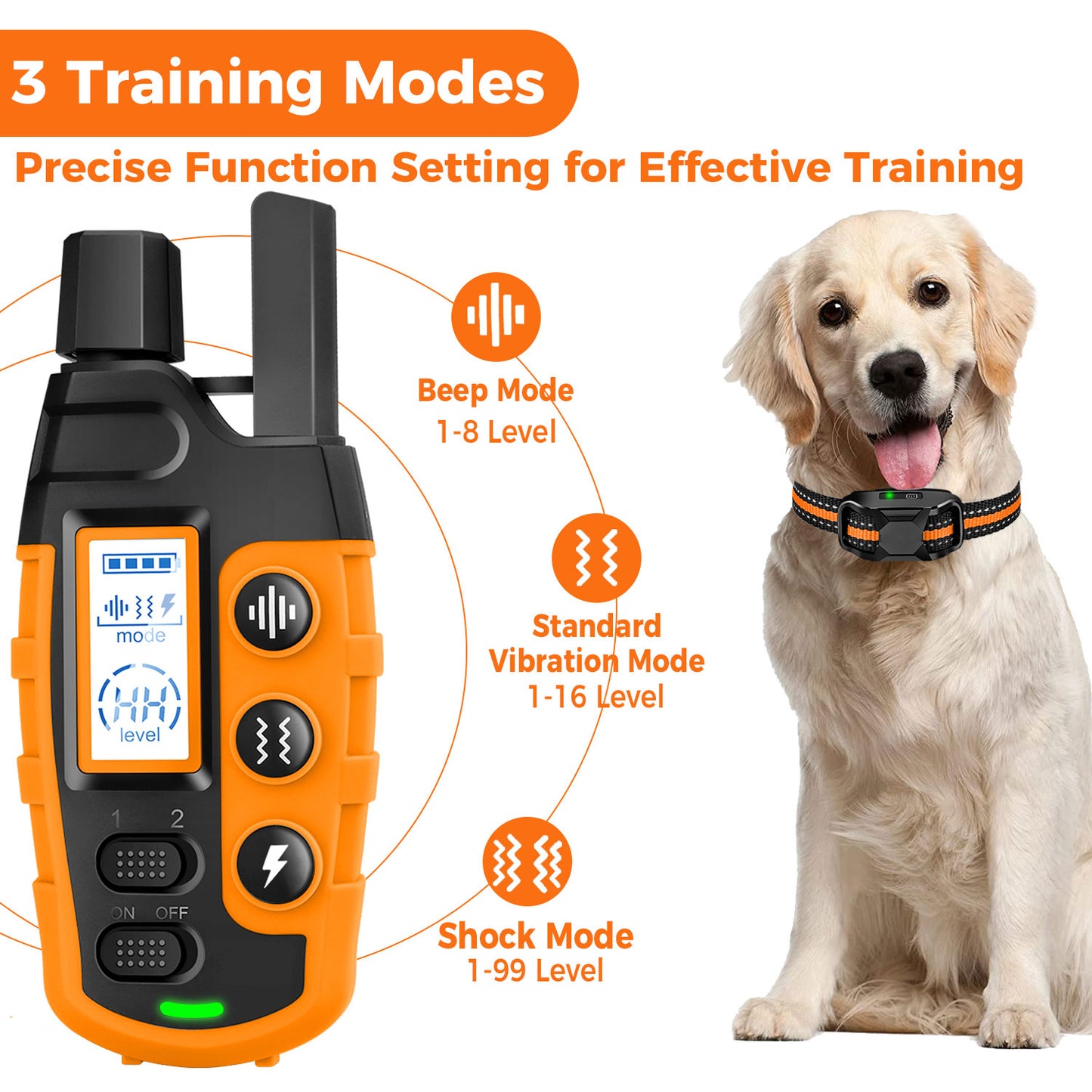 Electric Dog Training Collar | Waterproof & Remote Control
