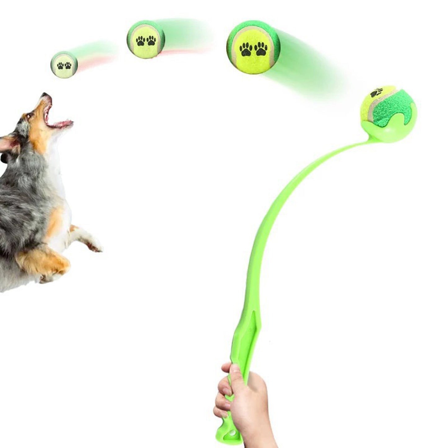 Pet Tennis Ball Launcher: Effortless Fetch & Arm Safety