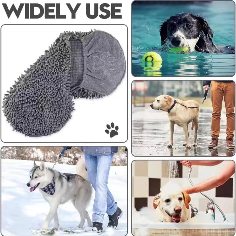 Quick-Drying Pet Bath Towel - Soft Absorbent Cat & Dog Wrap
