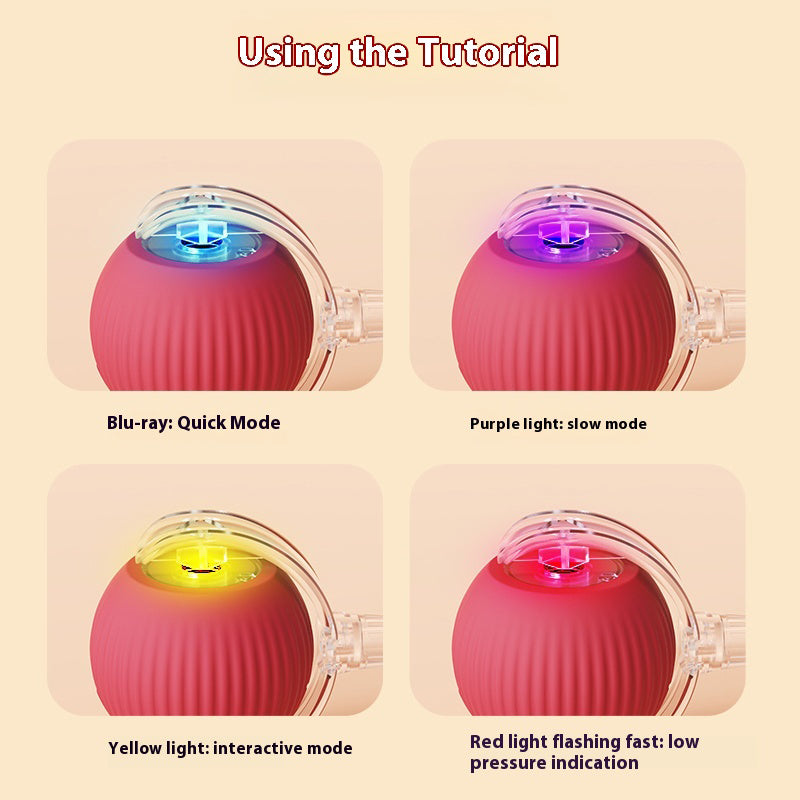 Cat Interactive Ball | Rechargeable Smart Toy for Kittens