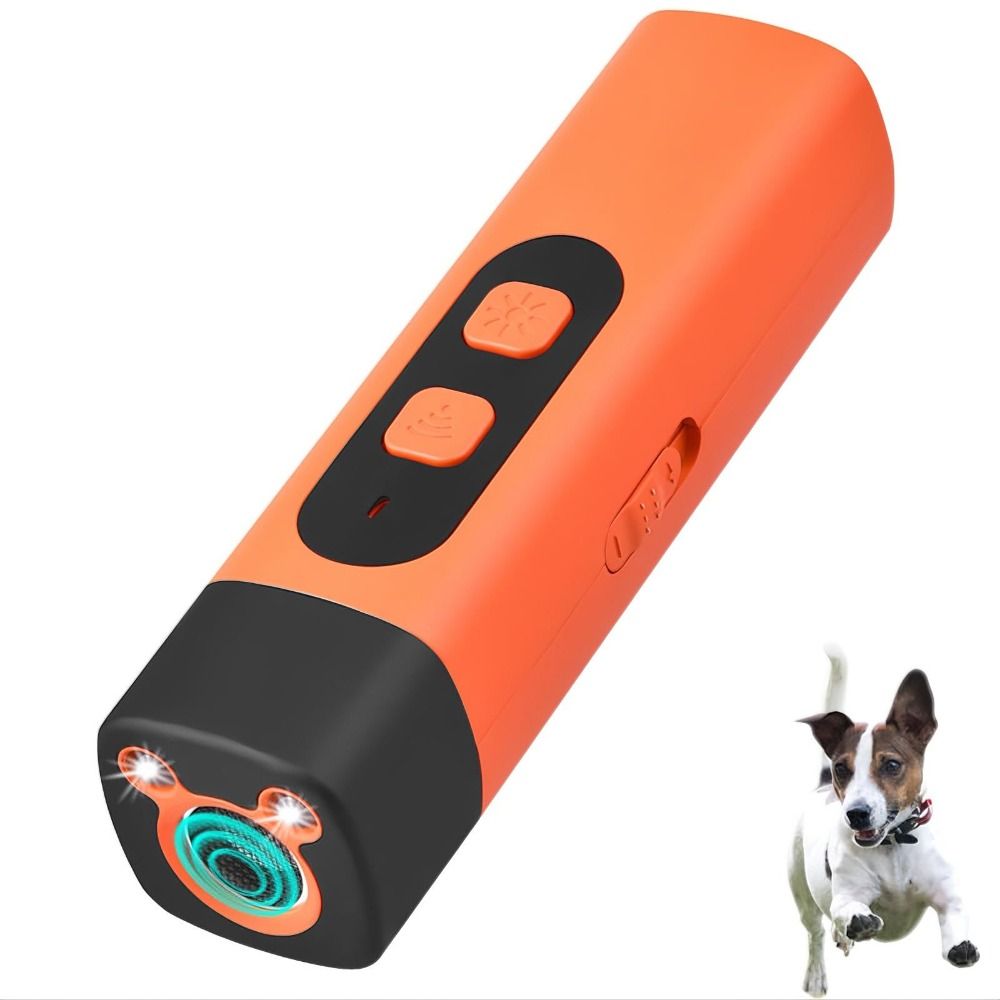 Ultrasonic Dog Bark Control: 32FT Range, Rechargeable, Safe