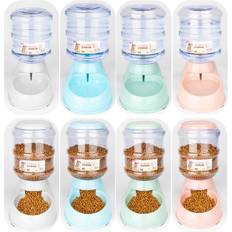 Large Pet Feeder & Water Dispenser for Cats & Dogs