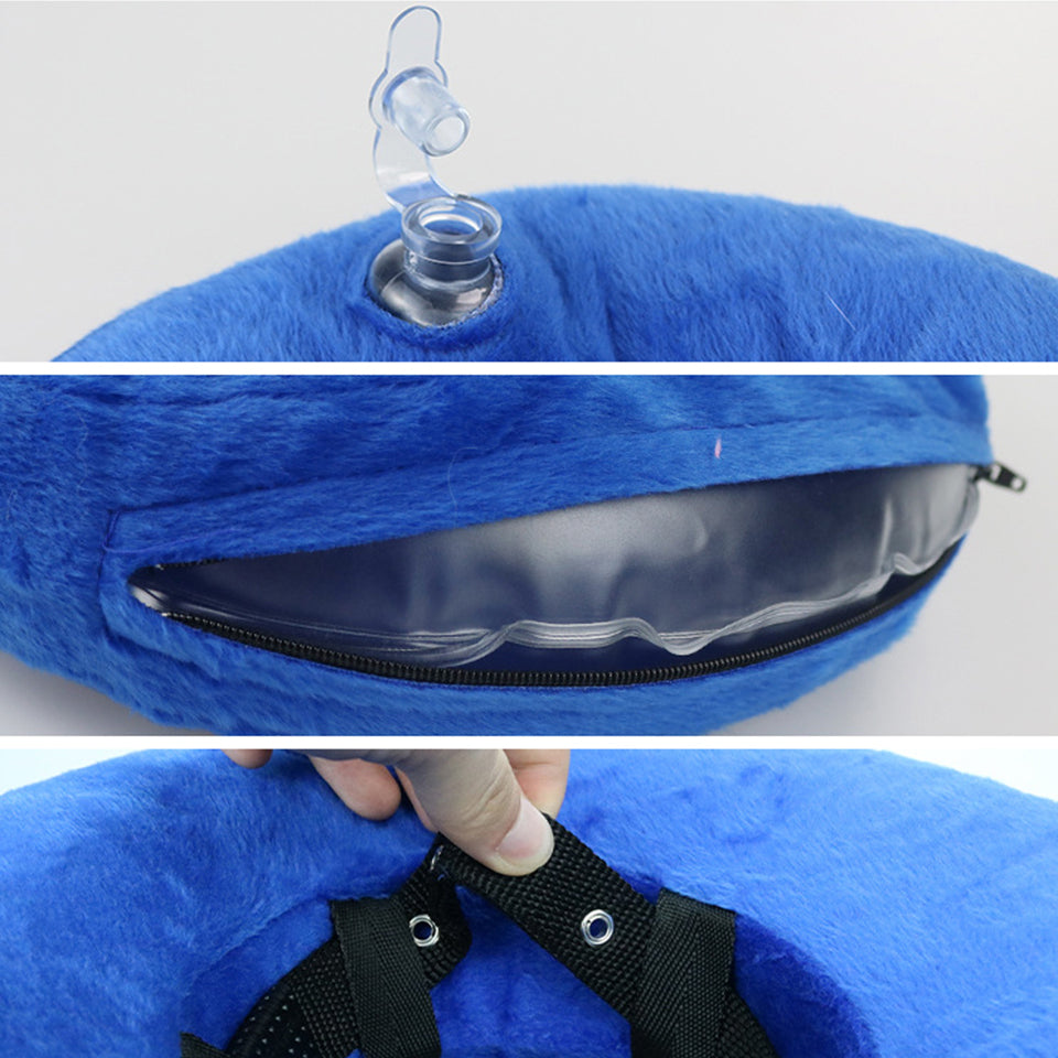 Inflatable Dog Cat Collar - Anti-Bite, Easy Carry, All Sizes