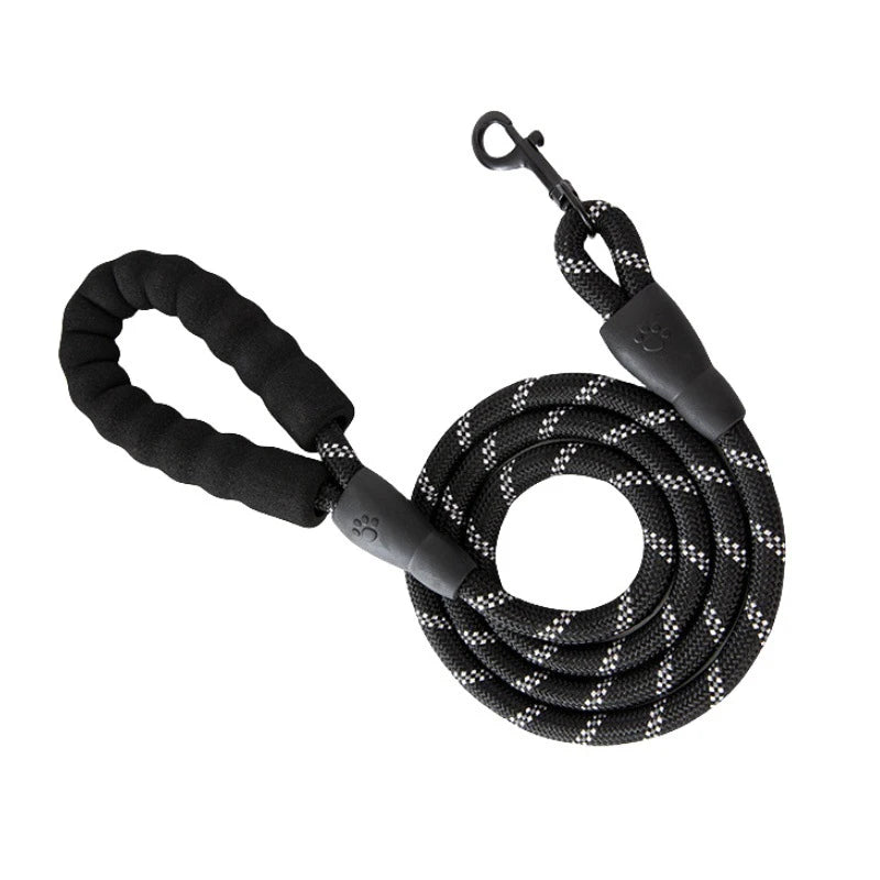 3M Reflective Dog Leash - Padded Handle & Heavy Duty Rope