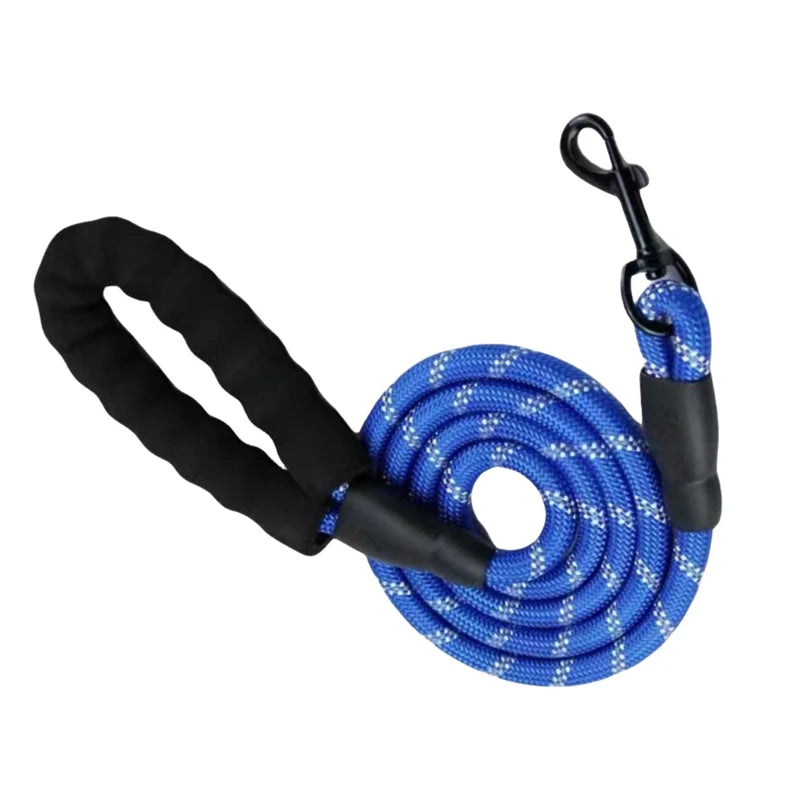 3M Reflective Dog Leash - Padded Handle & Heavy Duty Rope