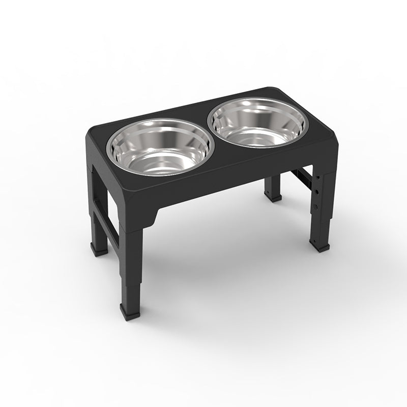 Elevated Dog Feeder | Adjustable Stand & Double Steel Bowls
