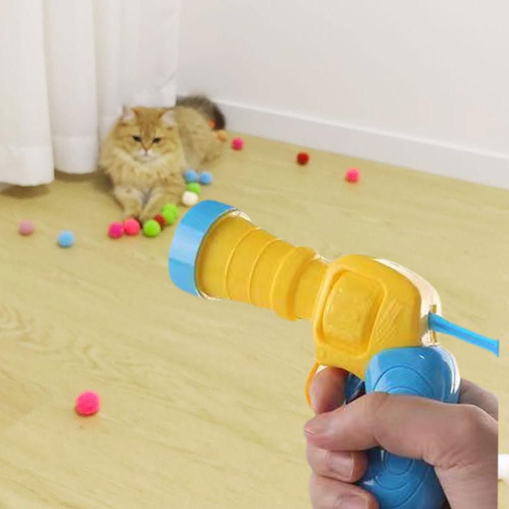 Cat Toys Interactive Ball Launcher | Silent & Engaging Fun
