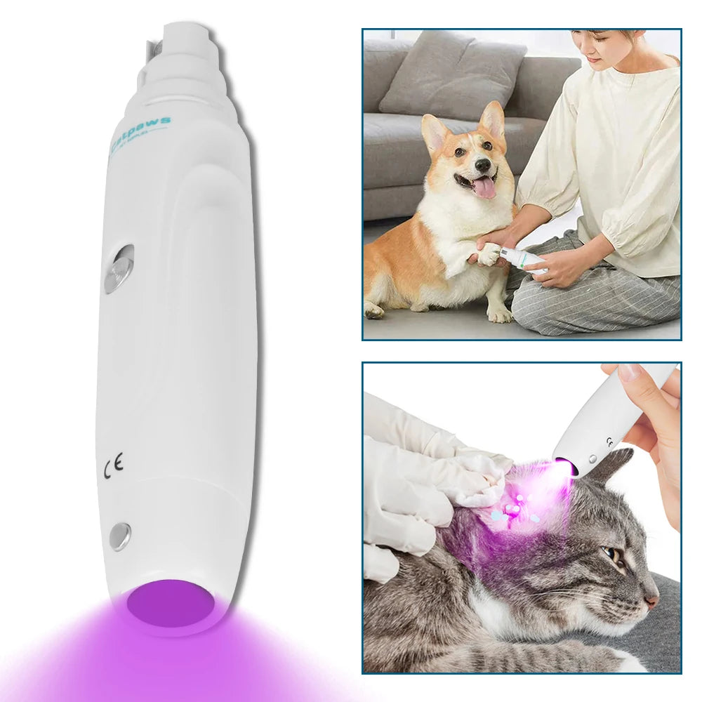 Electric Dog Nail Grinder - Quiet USB Rechargeable Pet Trimmer