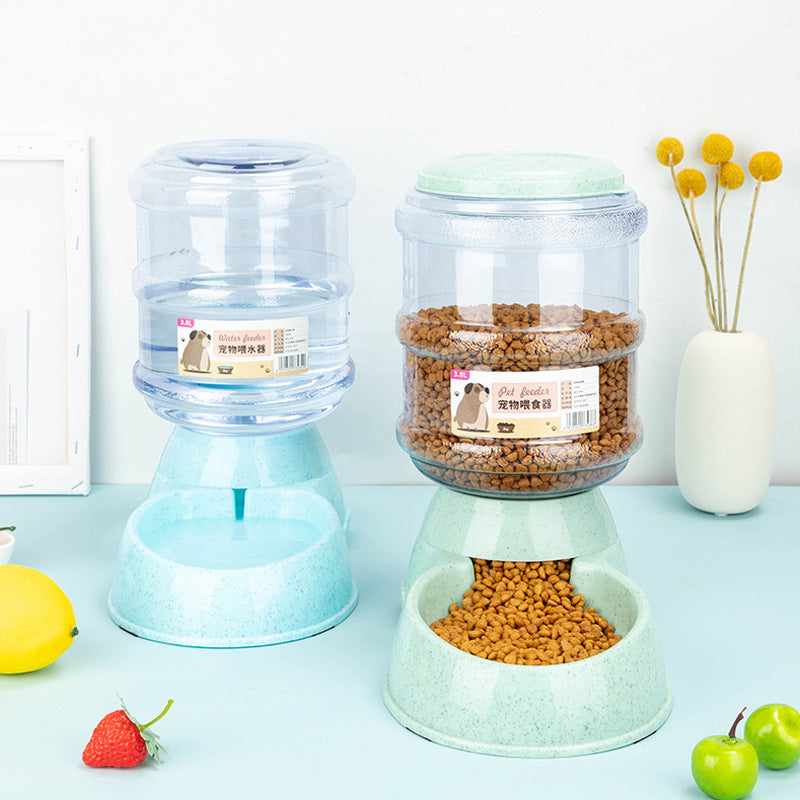 Large Pet Feeder & Water Dispenser for Cats & Dogs