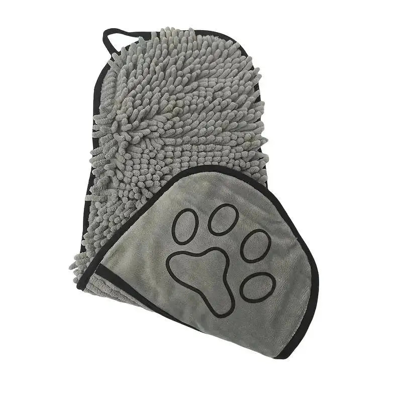 Quick-Drying Pet Bath Towel - Soft Absorbent Cat & Dog Wrap