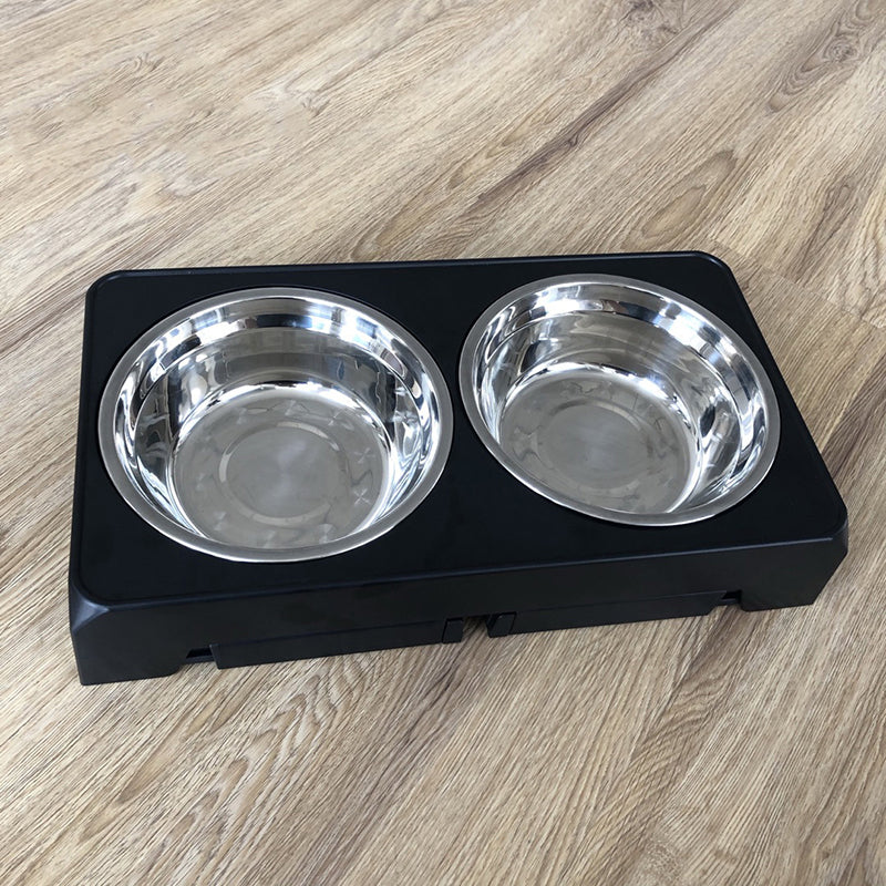 Elevated Dog Feeder | Adjustable Stand & Double Steel Bowls
