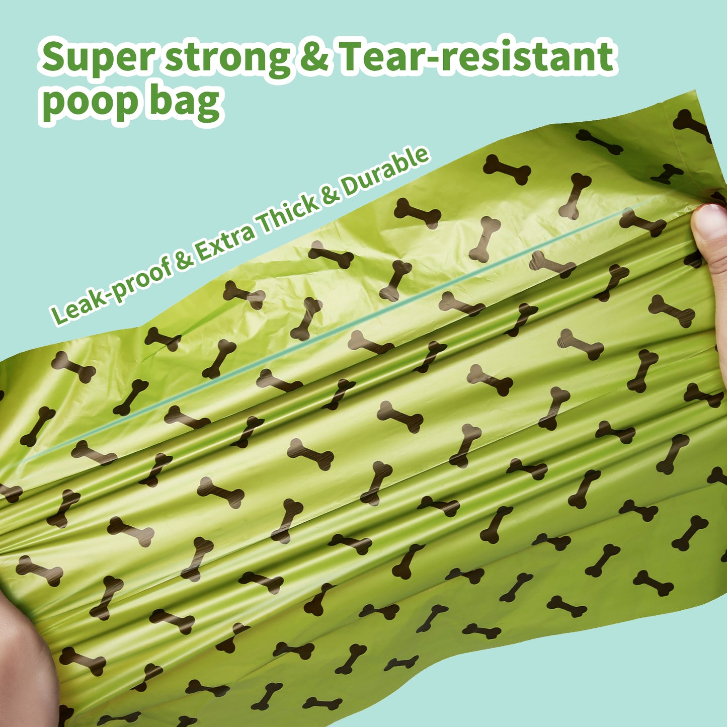 Biodegradable Dog Poo Bags 540ct - Leak-Proof & Scented
