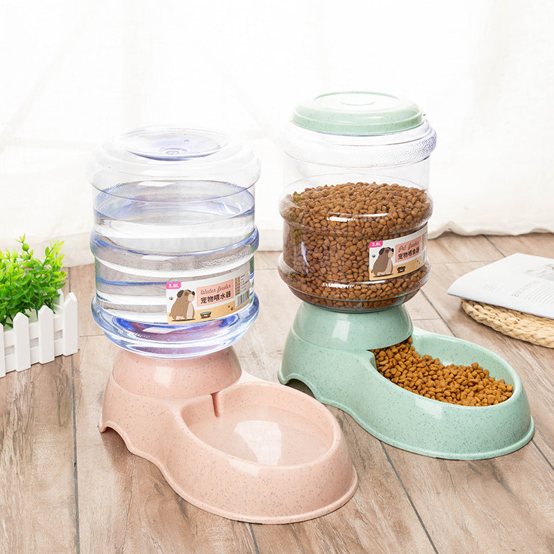Large Pet Feeder & Water Dispenser for Cats & Dogs