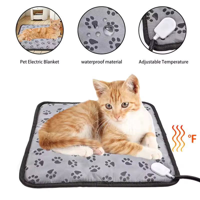 Pet Heating Pad | Adjustable, Waterproof, Safe