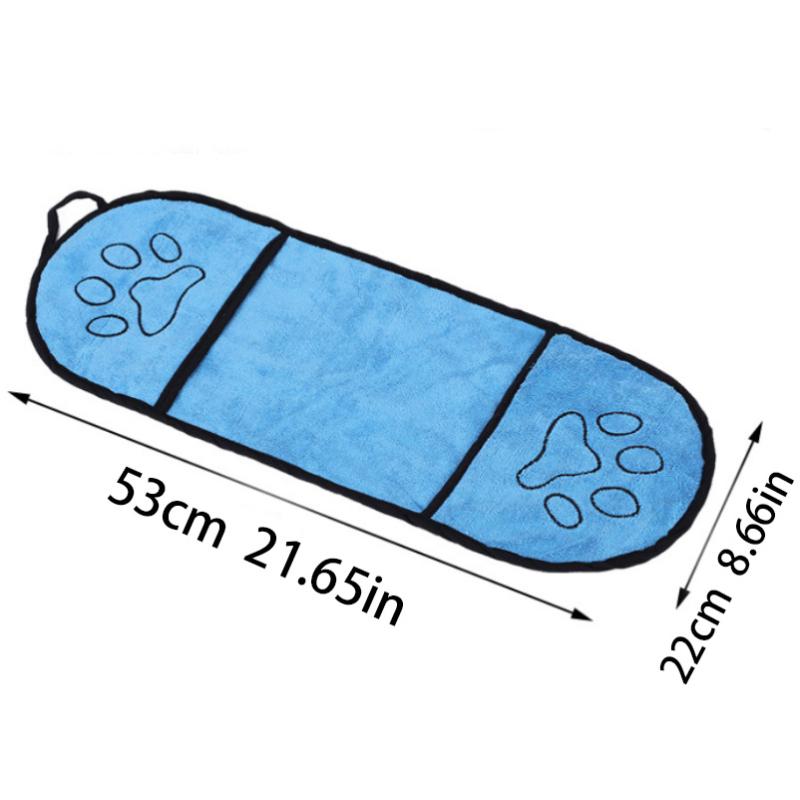 Quick-Drying Pet Bath Towel - Soft Absorbent Cat & Dog Wrap