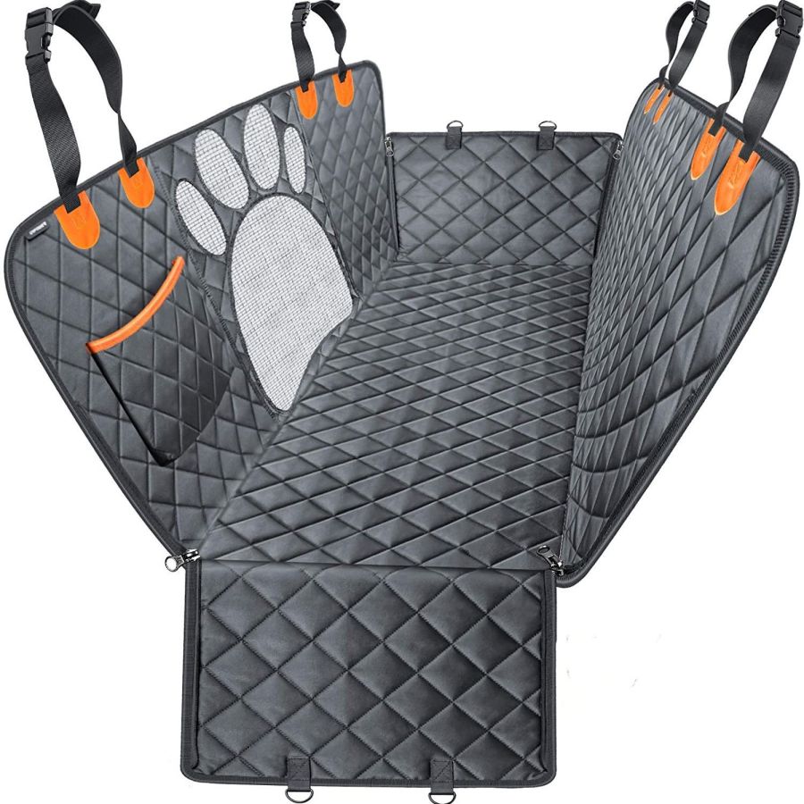 Waterproof Dog Car Seat Cover | Hammock with Mesh Window