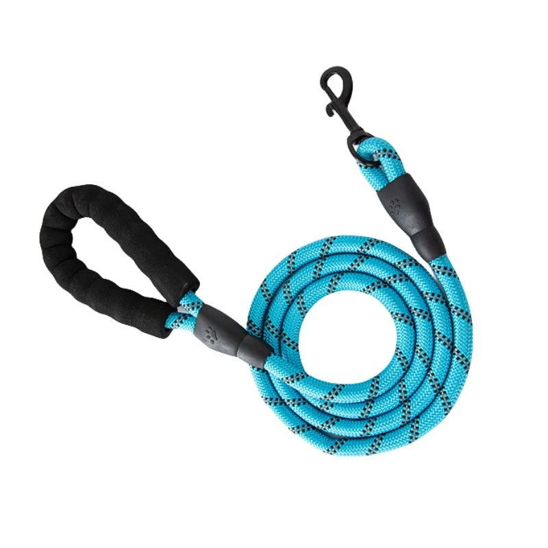 3M Reflective Dog Leash - Padded Handle & Heavy Duty Rope