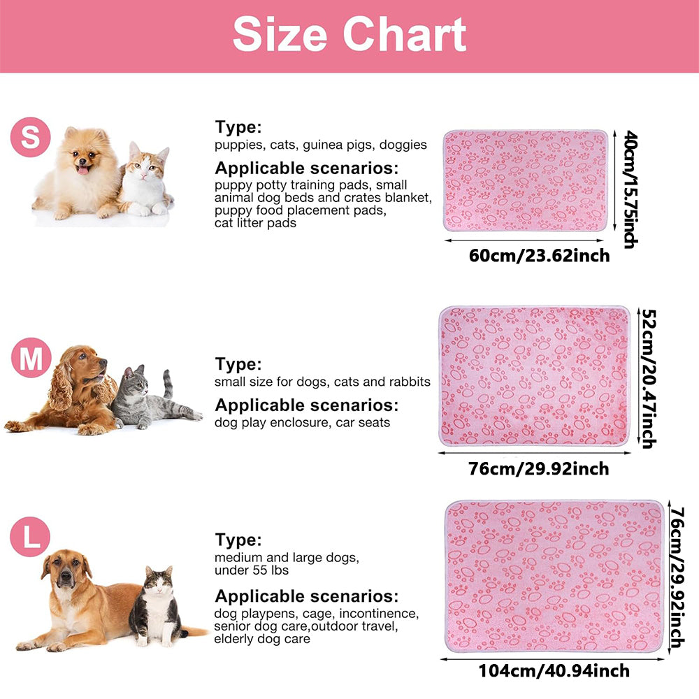 Ultra-Soft Paw Print Dog Blanket | Cosy, Washable Pet Cover