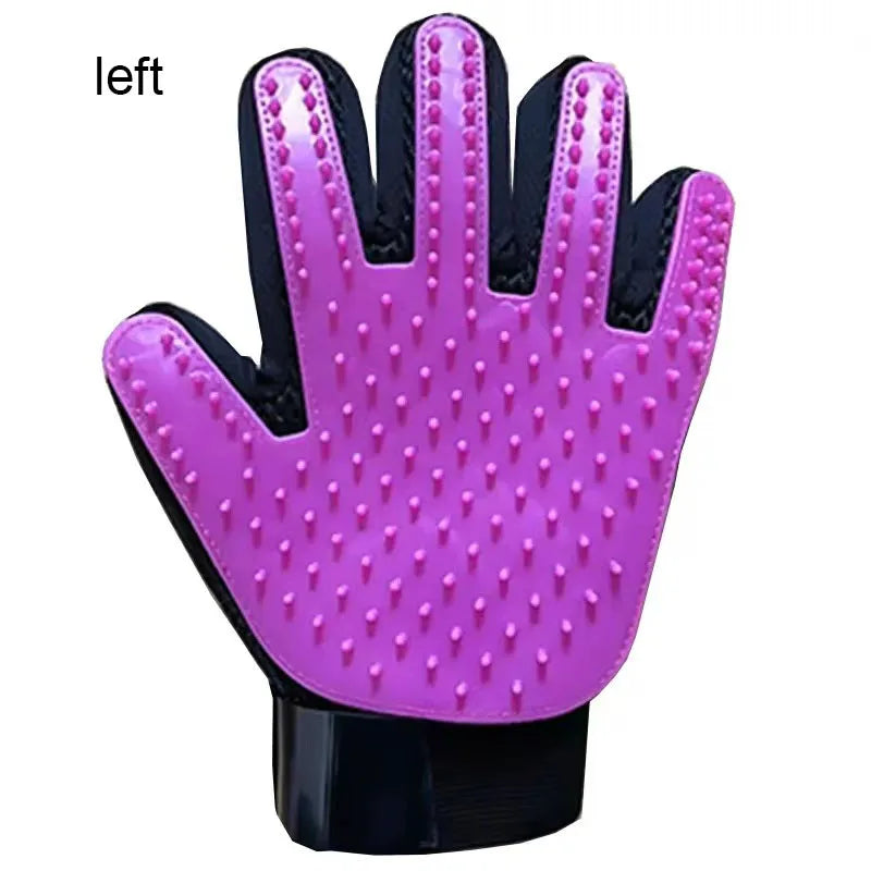 Pet Hair DE shedding Glove | Gentle Silicone Grooming Brush