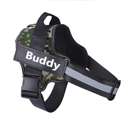 No-Pull Personalized Dog Harness - Reflective & Breathable