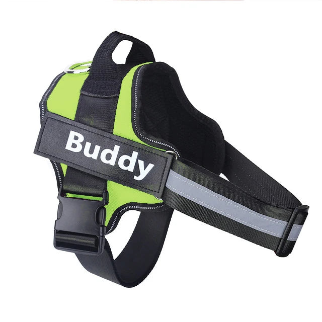 No-Pull Personalized Dog Harness - Reflective & Breathable