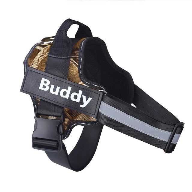 No-Pull Personalized Dog Harness - Reflective & Breathable