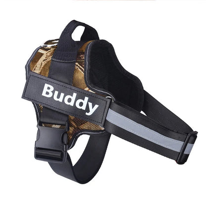 No-Pull Personalized Dog Harness - Reflective & Breathable
