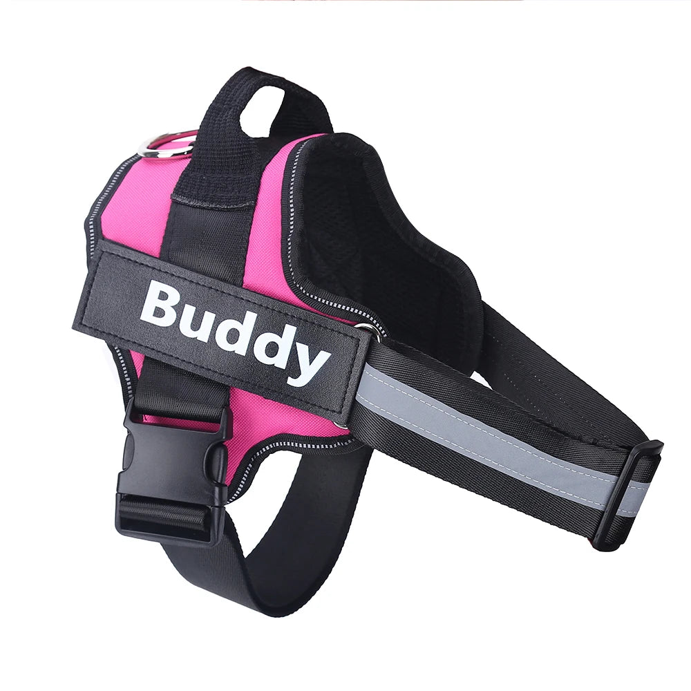 No-Pull Personalized Dog Harness - Reflective & Breathable