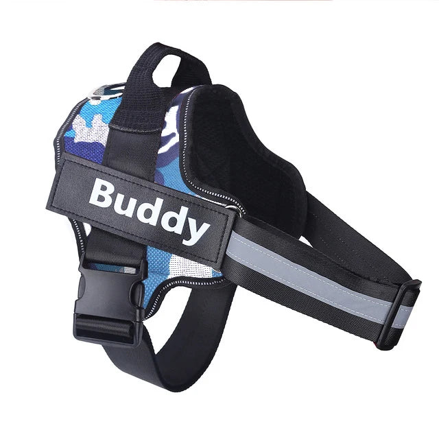 No-Pull Personalized Dog Harness - Reflective & Breathable