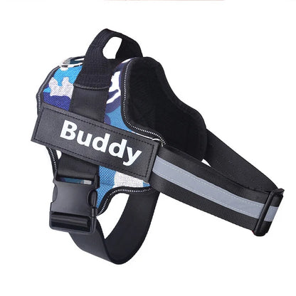 No-Pull Personalized Dog Harness - Reflective & Breathable