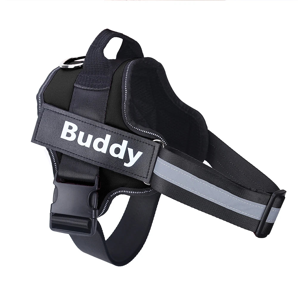 No-Pull Personalized Dog Harness - Reflective & Breathable