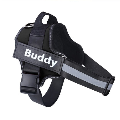 No-Pull Personalized Dog Harness - Reflective & Breathable