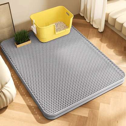 Non-Slip Cat Litter Mat - Extra Large, Waterproof, Washable