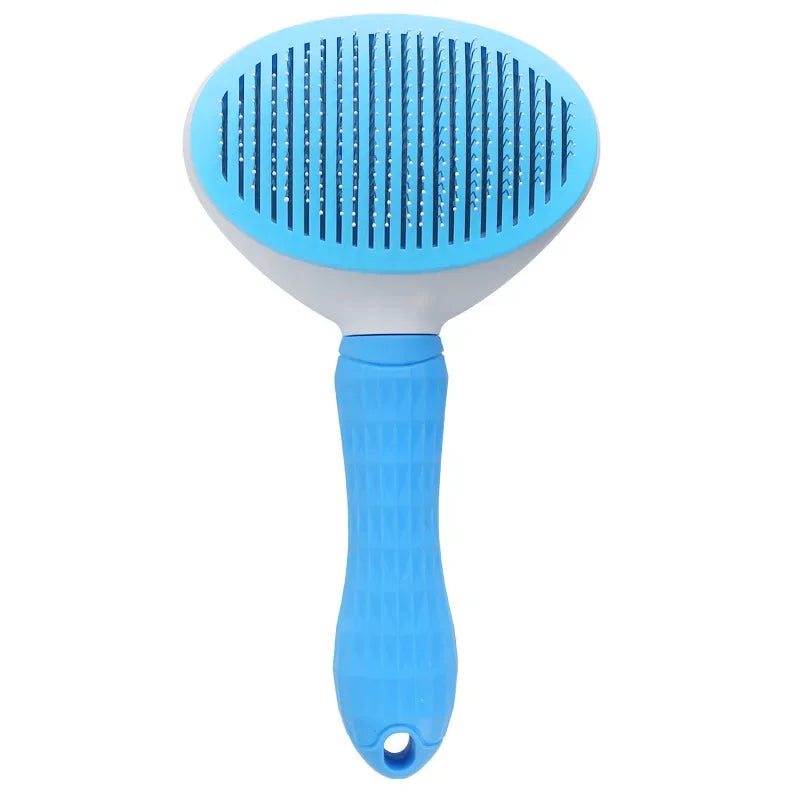 Pet Hair Brush: Stainless Steel Comb for Dogs & Cats
