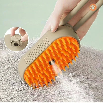Steamy Cat Dog Brush | 3-in-1 Grooming, Massage & Clean