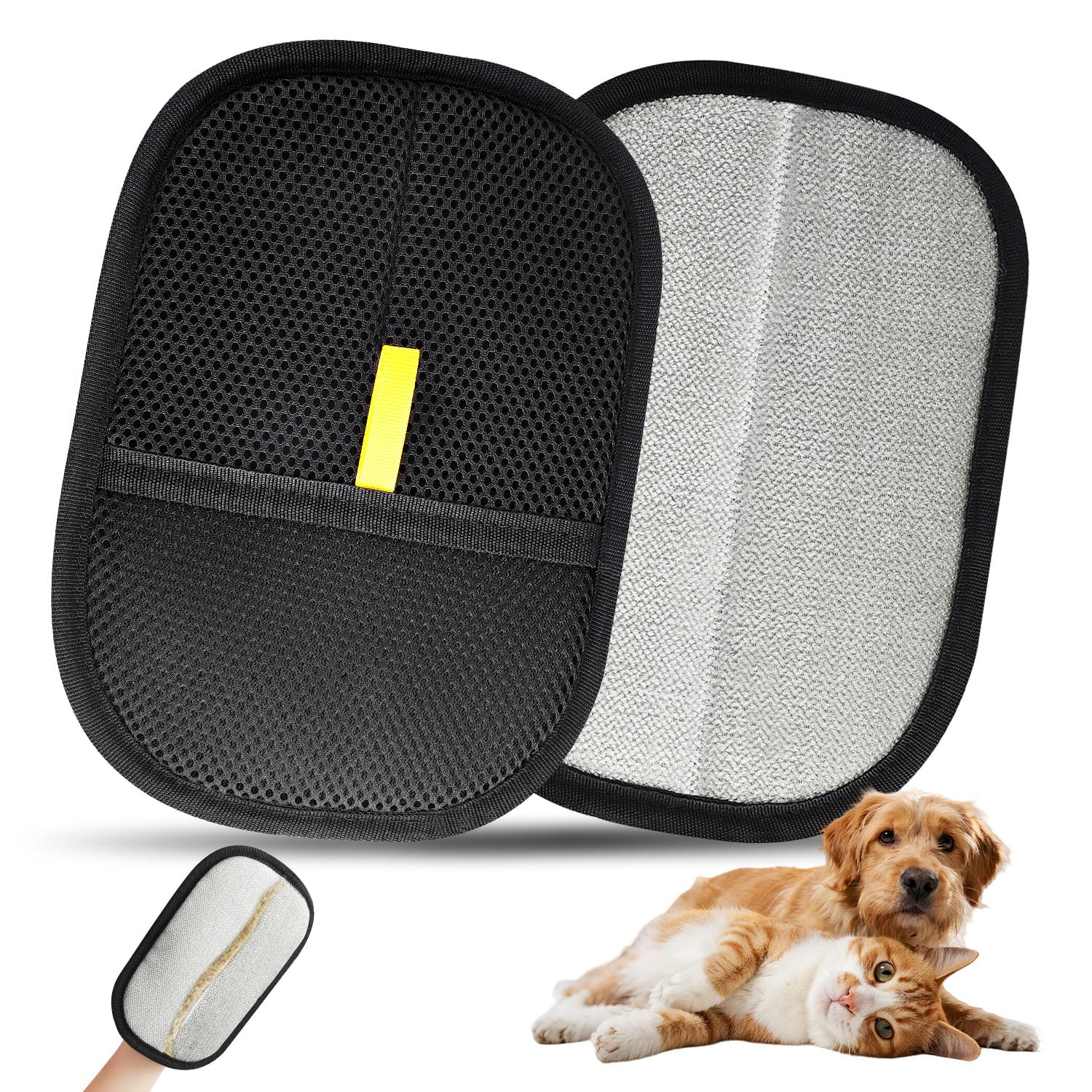 Magic Pet Hair Removal Gloves - Dog & Cat Hair Brush