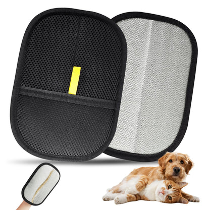 Magic Pet Hair Removal Gloves - Dog & Cat Hair Brush