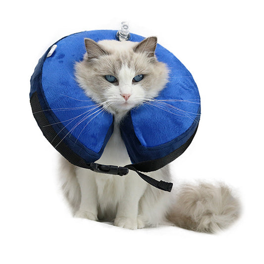 Inflatable Dog Cat Collar - Anti-Bite, Easy Carry, All Sizes