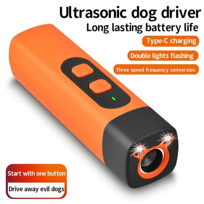 Ultrasonic Dog Bark Control: 32FT Range, Rechargeable, Safe