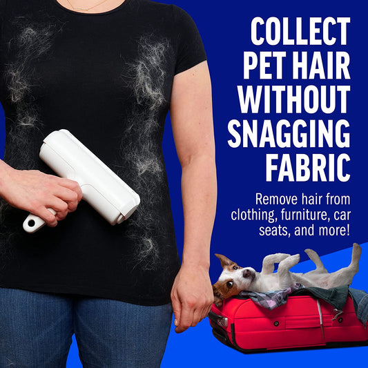 Pet Hair Remover Roller - Reusable Fur Cleaner for Furniture