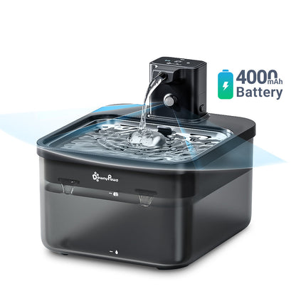 Stainless Steel Cat Water Fountain - 2.5L Automatic