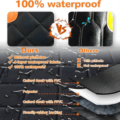 Waterproof Dog Car Seat Cover | Hammock with Mesh Window
