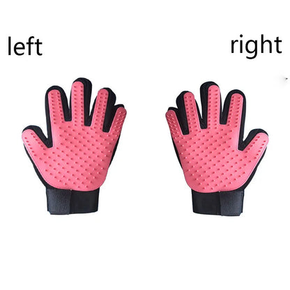 Pet Hair DE shedding Glove | Gentle Silicone Grooming Brush