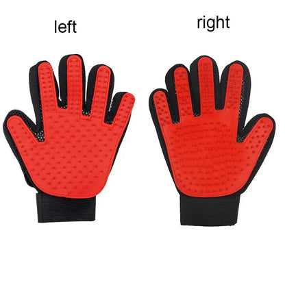 Pet Hair DE shedding Glove | Gentle Silicone Grooming Brush